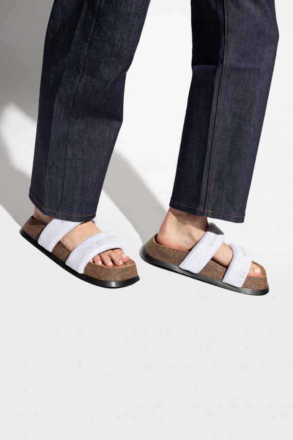 Alexander wang slide sandals online